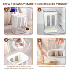 Multifunctional Yogurt Filter With Fine Mesh Strainer