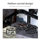 2-Tier Aluminium Bathroom Wall Mounted Storage Rack